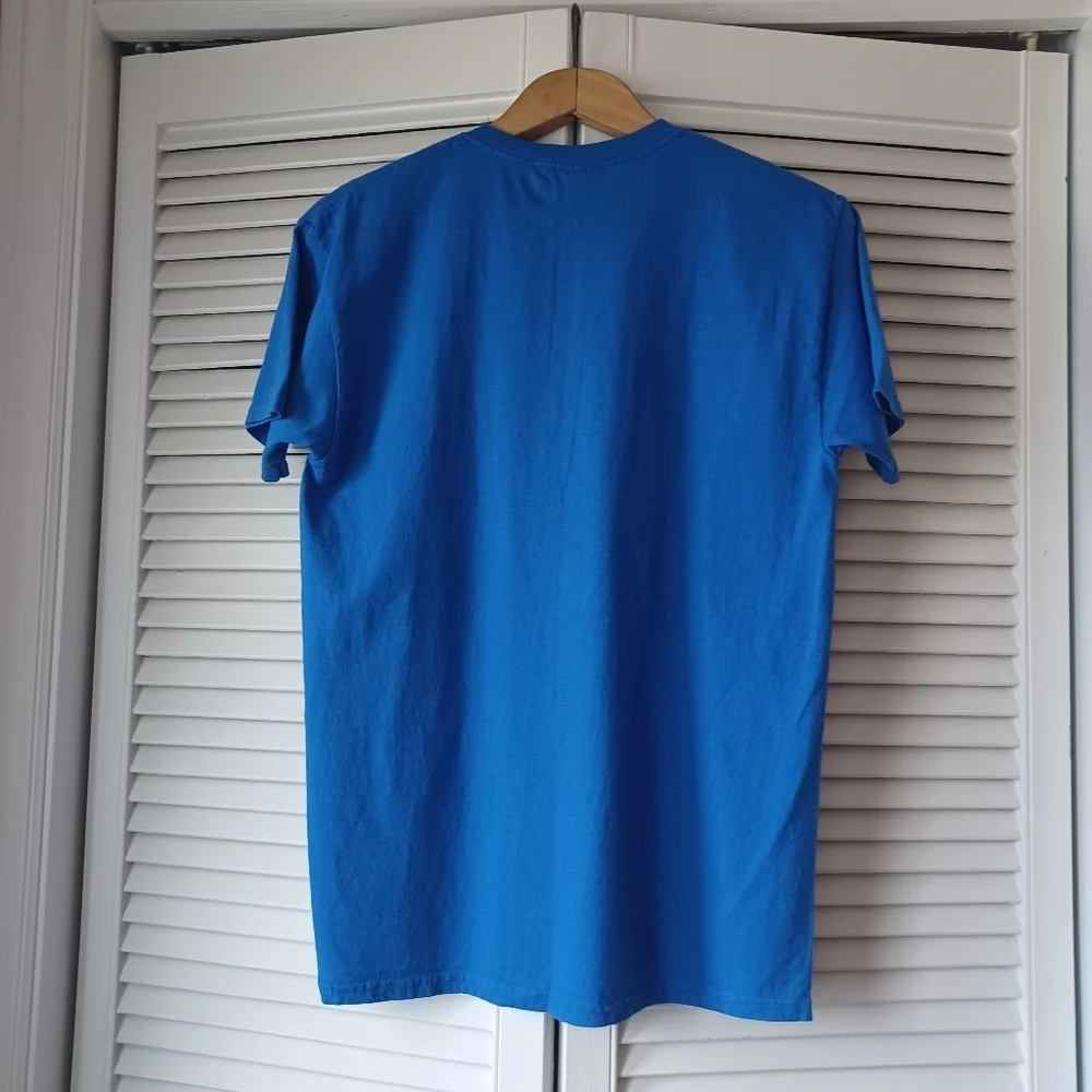 Pokemon Go Men's Medium Team Mystic Blue Cotton T-Shirt Pokeball - Picture 3 of 7